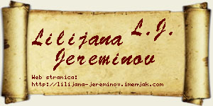 Lilijana Jereminov vizit kartica